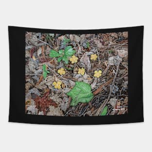 'Yellow Flowers (Ground Cover #1)' Tapestry