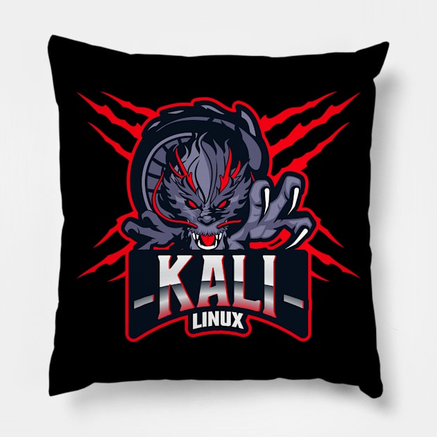 Backtrack Kali Linux Dragon Programming and Computer Pillow by rumsport