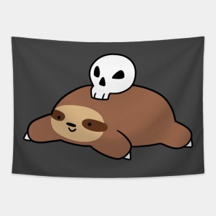 Skull Sloth Tapestry