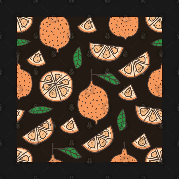 Minimal Colorful Fruit Pattern by Famgift
