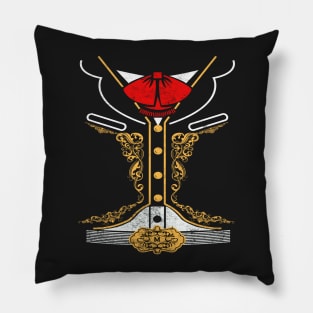 Dia De Los Muertos Mariachi Costume Pillow