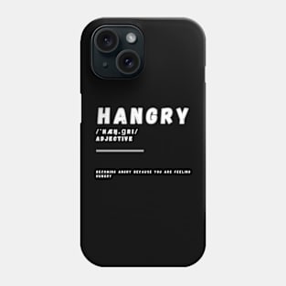 Word Hangry Phone Case