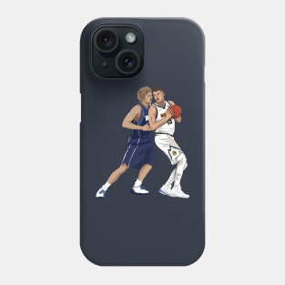 Dirk vs Jokic Phone Case