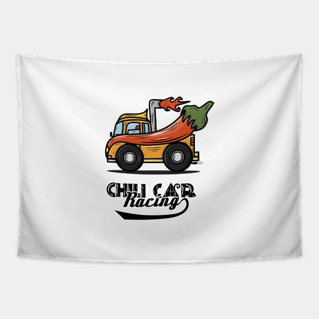 With A Name Like Car chili racing , It Has To Be Good. Tapestry by Sefiyan