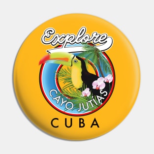 Cuba Cayo Jutías travel logo Pin