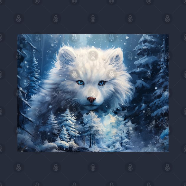 Winter White Wolf by tfortwo