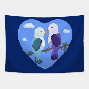 Lovebirds Tapestry