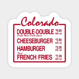 Colorado Burger Magnet