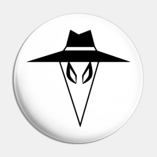 Black Spy Inspired Icon Pin