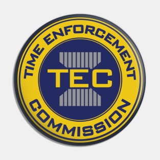 Time Enforcement Commission Pin