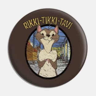 Retro Cartoon Mongoose Pin