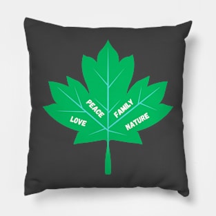 Maple Leafs "Positive vibes" Lovely Pillow