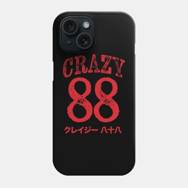 The Crazy 88 Phone Case by MindsparkCreative