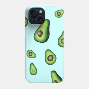 Avocado Pattern Phone Case