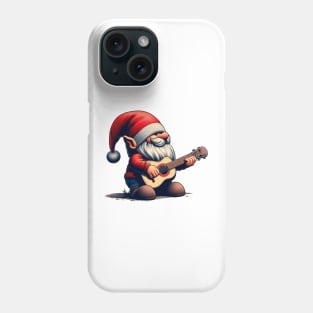 Gnomo navideño con guitarra 1 Phone Case