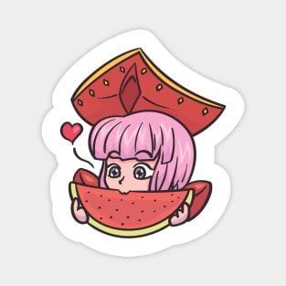 Diana Silvernale Watermelon - Summer Gaming Magnet