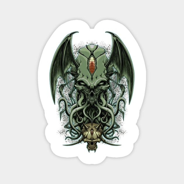 Necronomicon Creature Magnet by faishalamri