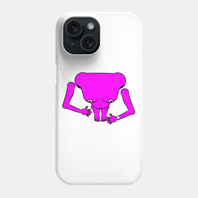 Pink Torso Phone Case by mailboxdisco