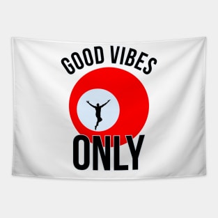 Good Vibes Only by Visualuv Tapestry