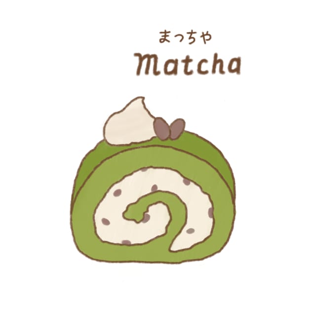 Matcha Swiss Roll by yubobo