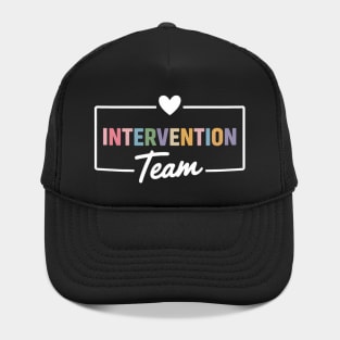 Intervention Teacher Team Early Intervention Squad Hat