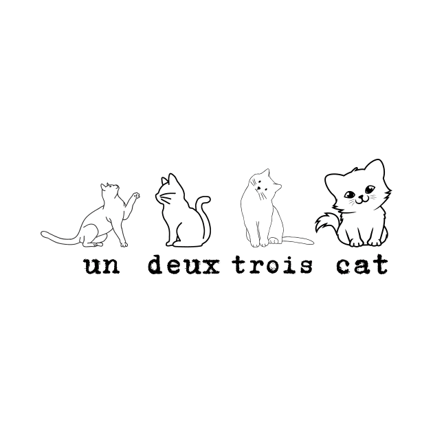 Un Deux Trois Cat by arlene