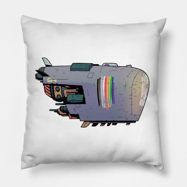 Oz-9 Pride Ship Pillow by Oz9