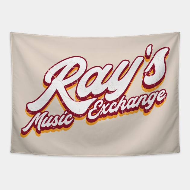 Ray's Music Exchange Tapestry by RetroPandora