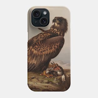 White-Tailed Eagle With Its Prey by Ferdinand von Wright Phone Case