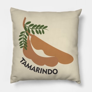 Tamarind Fruit Puerto Rico Caribbean Tropical Latino Food Pillow