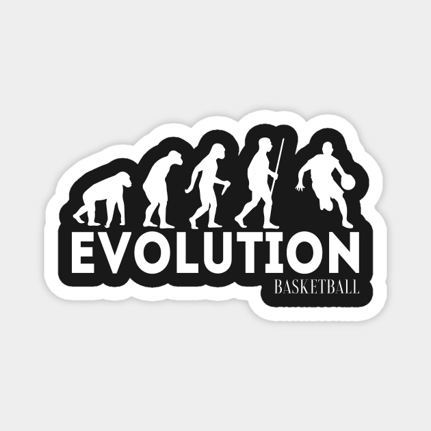 Evolution Of Man From Ape To Basketball Magnet by yassinebd