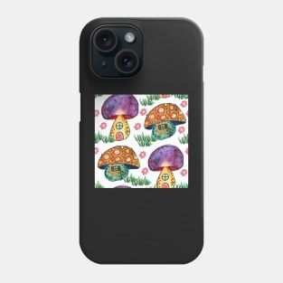 Mushrooms. Or elf houses. Phone Case