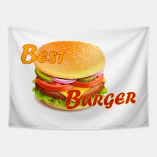 Best Burger Design Tapestry