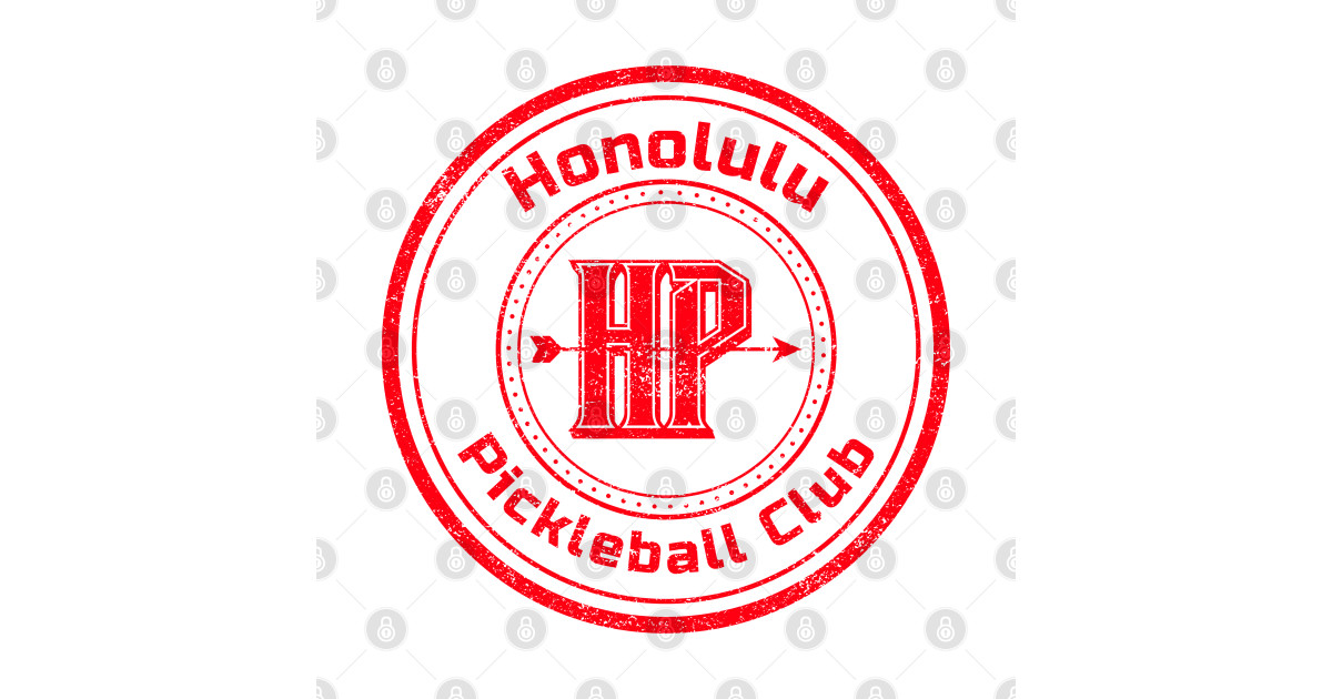Honolulu Pickleball Club Pickleball TShirt TeePublic