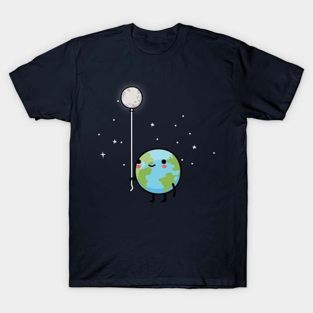 Earth and Moon - Earth - T-Shirt