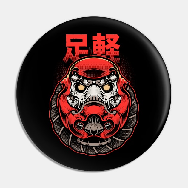 Daruma trooper Pin by BlackoutBrother