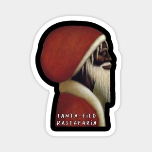 Santa-Fied Rastafaria Father Christmas Magnet