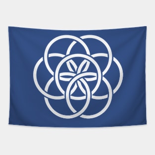 Earth Flag: International Flag Of The Earth Tapestry