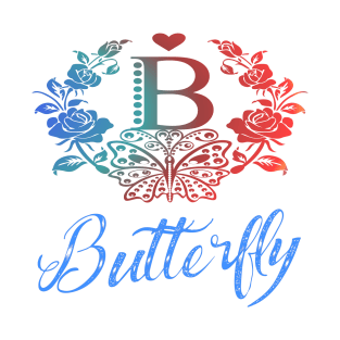 B Is For Butterfly T-Shirt