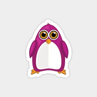 Violet Penguin Magnet