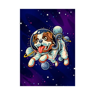 Dog Astronaut, space dog T-Shirt