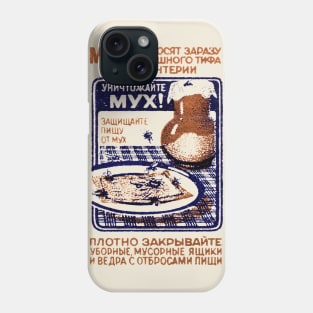 1925 Fight the Flies, Comrade! Phone Case