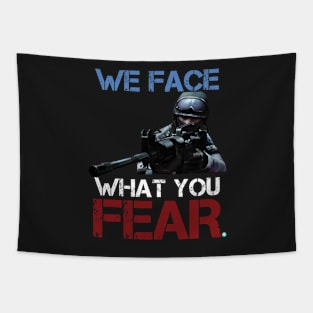 GAMING we face what you fear Tapestry