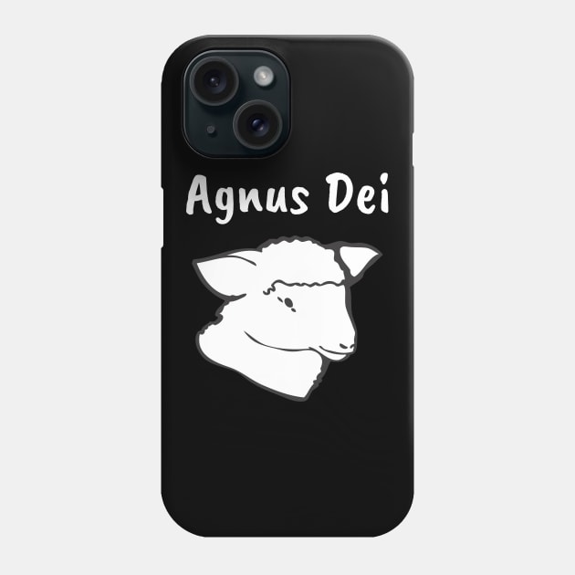 Agnus Dei Lamb of God Jesus Christ Phone Case by Foxxy Merch