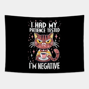 I had My Patience test! I'm negative! Tapestry