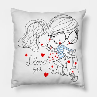 I love you to the moon Pillow