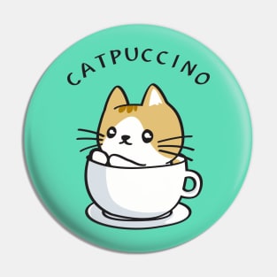 catpuccino Pin