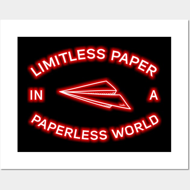 The Office Pam's Dunder Mifflin Logo | Limitless Paper in A Paperless World  | Metal Print