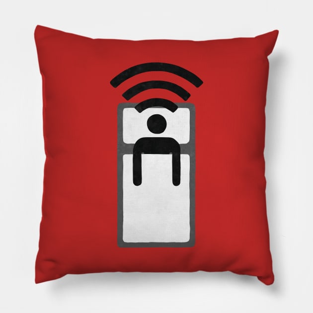 Always online surfing Pillow by maivisto