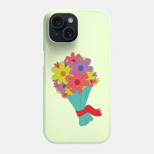 A colorful bouquet of flowers Phone Case